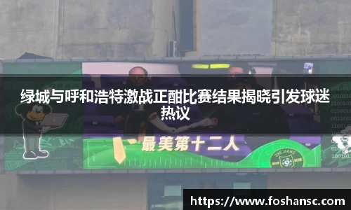 绿城与呼和浩特激战正酣比赛结果揭晓引发球迷热议